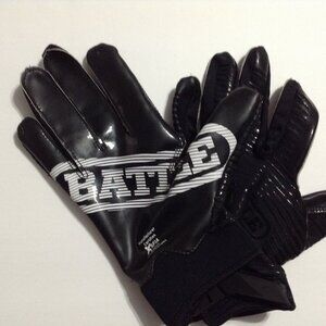 Battle Footall Gloves Adult Medium Black